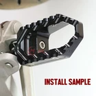 Black Trc Alu. Front Wide Footpegs For Gsxr 1300 99-02 03 04 05 06 07 New. Price: $87.36.