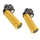 Gold M-grip 1" Cnc Adjustable Front Foot Pegs For Street Triple Rx 15 16 17 18 New. Price: $63.09.