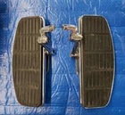 Used Drag Driver Male Mount Peg Style Adjustable Floorboards W Damper For Harley. Price: $150.00.