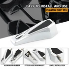 1 Chrome Heel Toe Gear Shifter Pegs Pedals For Harley Dyna Softail Touring New. Price: $15.40.