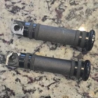 Harley Davidson 50911-08A Diamond Black Foot Pegs Male Mount Used. Price: $39.99.