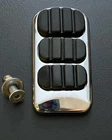 Kuryakyn Large Chrome Iso Brake Pedal Pad For 84- 23 Touring & Flst 8027 Used. Price: $38.00.