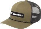 Factory Effex Kawasaki Explorer Braided Snapback Hat Moss Green Charcoal New. Price: $29.35.