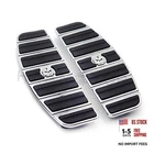 Xkh- Motorcycle Chrome Skull Zombie Rider Footboard Insert Kit- Traditional New. Price: $118.23.