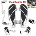 Aluminum Floorboards Footboards For Harley Touring Street Road King Glide Us New. Price: $240.05.