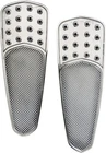Accutronix Drilled Original Front Floorboards - Teardrop Chrome Knurled New. Price: $484.16.