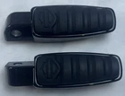 Harley Davidson Genuine Passenger Footpegs Gloss Black Rubber Insert 50500756 Used. Price: $42.75.
