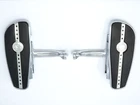 Genuine Harley Davidson Aileron Passenger Footboards Chrome Mounts 96-06 Touring Used. Price: $175.25.