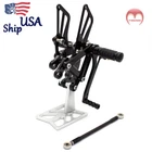 For Kawasaki Ninja ZX6R ZX636 2003-2004 Cnc Rearset Footpegs Pedals Aluminum New. Price: $114.88.