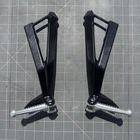 Ducati 848 1098 1198 Passenger Brackets Pegs Foot Rests Pair Black Oem Used. Price: $146.23.