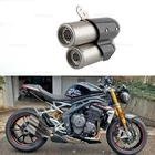 For Triumph Speed Triple 1200 Rs / Rr 21-24 Exhaust Pipe With Carbon Fiber Cover New. Price: $383.76.