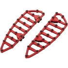 Arlen Ness 410-012 Mx Billet Red Driver Floorboards 2018-2026 Harley Softail M8 New. Price: $468.30.