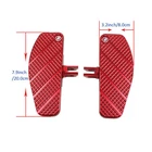 Red Aluminum Footboard Pad For Harley Softail Low Rider Street Bob 2018-2024 New. Price: $159.95.
