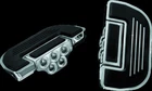 Kuryakyn 4351 Premium Ribbed Floorboards Without Adapter Chrome New. Price: $262.99.