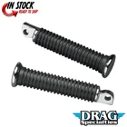 Drag Specialties Chrome & Rubber Extended Male Mount Foot Pegs Fr Harley New. Price: $49.77.