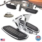 Yikesai Motorcycle Passenger Floorboards - Chromed Streamline Street Glide New. Price: $153.41.