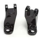 Drag Specialties Gloss Black Short Passenger Footpeg Mount Kit 1621-0785 New. Price: $133.85.