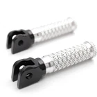 Silver M-grip Racing Front Foot Pegs Set For Suzuki Gsx-r 750 01 02 03 New. Price: $64.32.