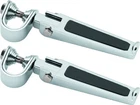 Bikemaster Foot Pegs Chrome Rubber U-clamp 1-1/4" W/hardware Pair Polished 17... New. Price: $56.99.
