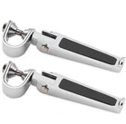 Bikemaster Rubber Inlay Chrome Footpeg For -1-1/4" Bars (171211) New. Price: $57.73.