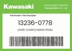 Kawasaki Genuine Lever-comp,change Pedal 13236-0778 New. Price: $72.46.