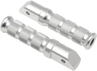Emgo Anodized-aluminum Footpegs Silver Rear 50-11261 New. Price: $22.35.