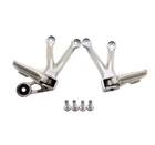 2003 2004 Suzuki GSXR1000 Passenger Pegs Set Pair Rear Back Silver Bracket Stock Used. Price: $27.40.