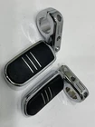 Harley Billet Mounts Streamliner Footpegs For 1.25" Hwy Bar Engine Guard Oem Used. Price: $69.95.