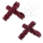 Front Rear Sport Foot Peg Set Red For Yamaha Yzf R1 R6 Kit Rider Passenger New. Price: $29.99.