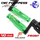 40MM Adjustable Green Rider Foot Pegs Shinobi For CBR600 F4/F4I 99 New. Price: $70.30.