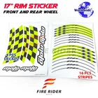 17'' Orange Wheel Rim Decals GP01 Kit For Yamaha FZ07 MT-07 18-20 19 New. Price: $30.39.