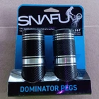 Snafu Dominator Bmx Freestyle Metal Foot Pegs 3/8 26T Black/silver Pro Quality New. Price: $8.00.