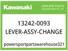 Kawasaki Oem Part 13242-0093 Lever-assy-change New. Price: $53.53.