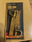 Dorcy Foot Pegs. New Package. Aluminum Alloy. Universal.. Price: $20.95.