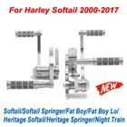 Polished Billet Forward Controls Footpegs Harley Softail Fxst Heritage Flstc New. Price: $187.99.