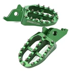 Zeta Aluminum Footpegs - Green New. Price: $134.17.