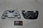 93-25 Harley Oem V-wing Logo Passenger Floorboard Covers Chrome Set Pair Used. Price: $85.00.