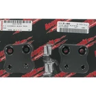 Accutronix Black Kick-back Adapter Plates 1/8" & 1" Up FCKB102-B New. Price: $141.26.