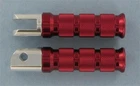 Emgo Round Style Footpegs Rider Red 50-11362 New. Price: $17.64.