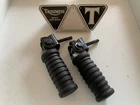 Triumph Bonneville T100 Carb/efi Air-cooled Pillion Footrests T2080233/T2080234 Used. Price: $194.53.