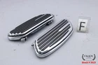 2012 Harley Road Glide Cvo Front Driver Foot Board & Pad Set Chrome Rumble Used. Price: $175.00.