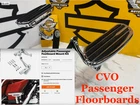 Oem 93-26 Harley Cvo Touring Rumble Passenger Floor Boards/adjustable Mounts Used. Price: $499.95.