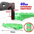 For Kawasaki Ninja 250R 08-12 11 10 09 Mccp 40MM Lowering Green Rider Foot Pegs New. Price: $71.86.