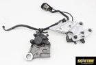 04-06 Yamaha FZ6 Back Brake Caliper Mount Master Right Rearset Peg Used. Price: $80.75.