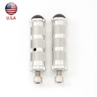 8MM Cnc Rearset Footrests Universal Motorcycle Silver Pair New. Price: $16.36.