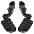 Black Motorcycle Engine Guard Highway Foot Pegs For Harley Touring 1.25" Bars New. Price: $28.49.