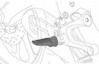 Puig Hi-tech Footpeg Mounts Rider 7210N New. Price: $41.74.