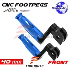 40MM Adjustable Blue Rider Foot Pegs Shinobi For Dragster 800 14 15 16 17 New. Price: $70.30.
