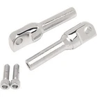 Drag Specialties DS-253541 Chrome Adjustable Designer Peg Mounts New. Price: $71.02.