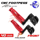 40MM Adjustable Red Rider Foot Pegs Shinobi For CBR1100XX Blackbird 96 97 98 99 New. Price: $71.90.